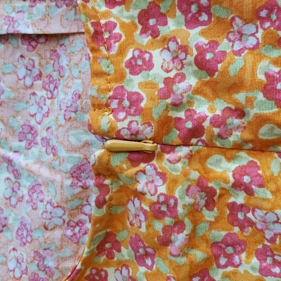 Wild Fable Sleeveless Woven Bodycon Dress in Orange Floral Size XL NWOT - Picture 10 of 10